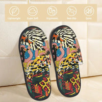 Chaussons Motif Africain