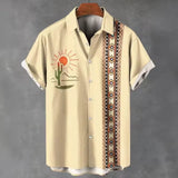 Chemise Africaine Homme Col en V