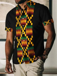 Chemise Africaine Homme Coupe Droite