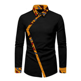 Chemise Africaine Homme Manche Longue Noire