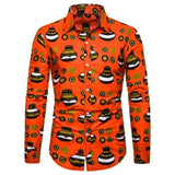 Chemise Africaine Manches Longues Rouge