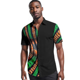 Chemise Manches Courtes Motif Africain