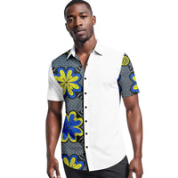 Chemise Manches Courtes Motif Africain