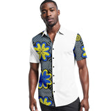 Chemise Manches Courtes Motif Africain