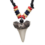 Collier Africain Dent De Requin Imitation