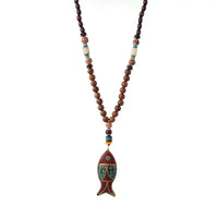 Collier Africain en Bois