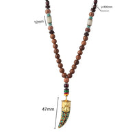 Collier Africain en Bois