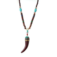 Collier Africain en Bois