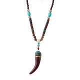 Collier Africain en Bois