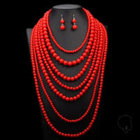 Collier Africain Long Cou