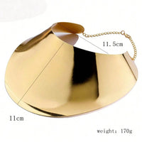 Collier Africain Métal Tour De Cou Dorée