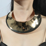 Collier Africain Métal Tour De Cou Dorée