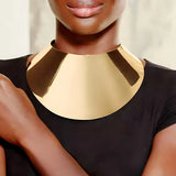 Collier Africain Métal Tour De Cou Dorée