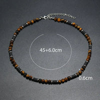 Collier Africain Œil de Tigre