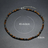 Collier Africain Œil de Tigre