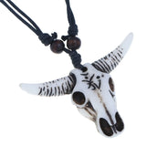 Collier Africain Tête De Buffle