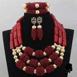 Collier Africain Traditionnel en Corail