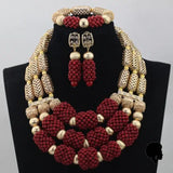 Collier Africain Traditionnel en Corail