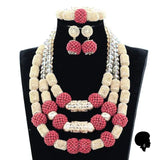 Collier Africain Traditionnel en Corail