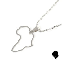 Collier Avec Continent Africain
