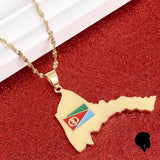 Collier Carte Érythrée