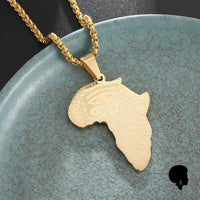 Collier Continent Africain