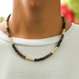 Collier De Perles Africain Homme