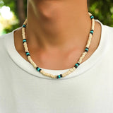 Collier De Perles Africain Homme