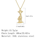 Collier Girafe Africain