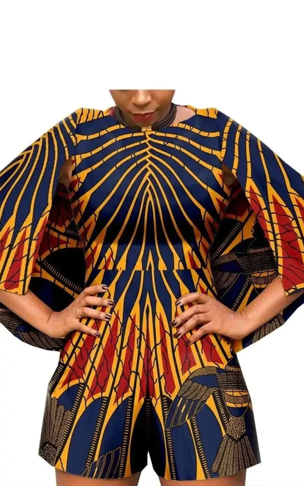 Modele combinaison pagne africain sale
