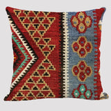 Coussin Africain Rouge Et Noir