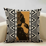 Coussin Déco Femme Africaine