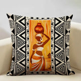 Coussin Design Femme Africaine