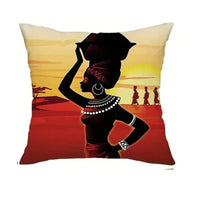 Coussin Femme Africaine