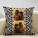 Coussin Style Africain Vase