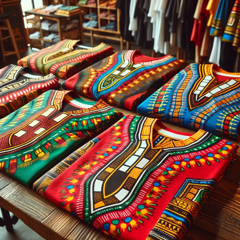 camiseta dashiki
