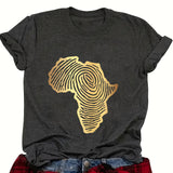 T Shirt Style Africain Femme