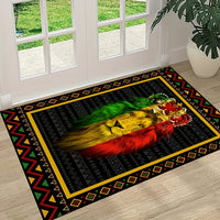 Tapis Africain Motif Lion 3D