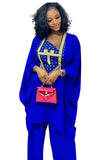 Ensemble Africain Femme Haut Brodé