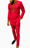 Ensemble Africain Homme Rouge