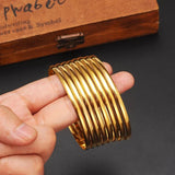 Ensemble de Bracelet Africain Dorée