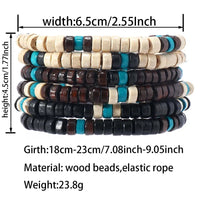 Ensemble de Bracelets Perles Africains