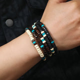 Ensemble de Bracelets Perles Africains