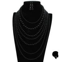 Ensemble de Collier Africain en Perles