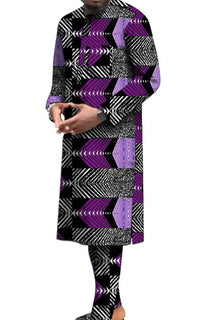 Ensemble Long Africain Homme