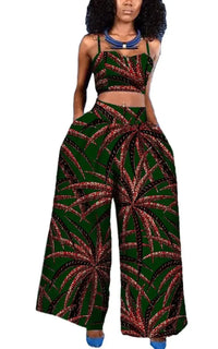 Ensemble Pantalon Femme En Pagne Africain