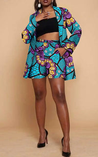 Ensemble Pantalon Femme Tissu Africain