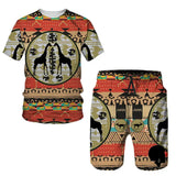 Ensemble T-Shirt Africain Homme