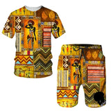 Ensemble T-Shirt Africain Homme