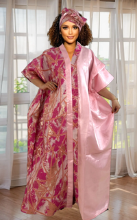 Robe Africaine Broderie Florale